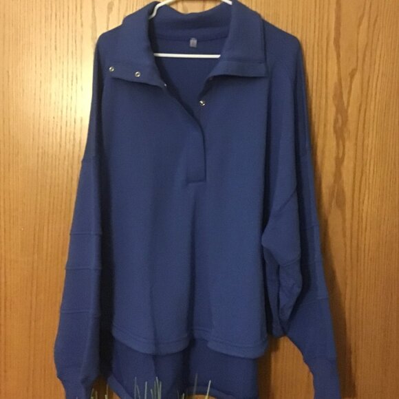 NWOT Free People Warm Down Pullover💙size- SMALL - Picture 4 of 5